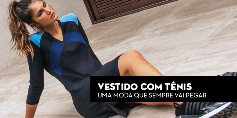 Vestido com tênis: Uma moda que sempre vai pegar