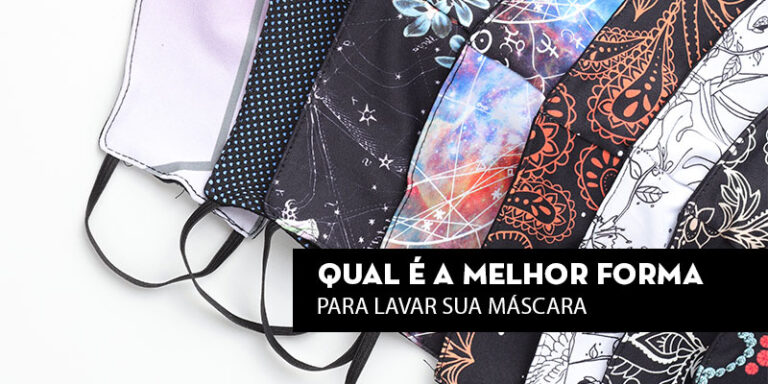 Qual é a melhor forma para lavar sua máscara