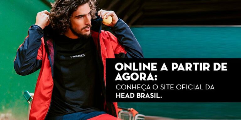 Online a partir de agora: Conheça o site oficial da HEAD Brasil