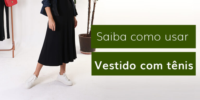 Como usar tênis com vestido