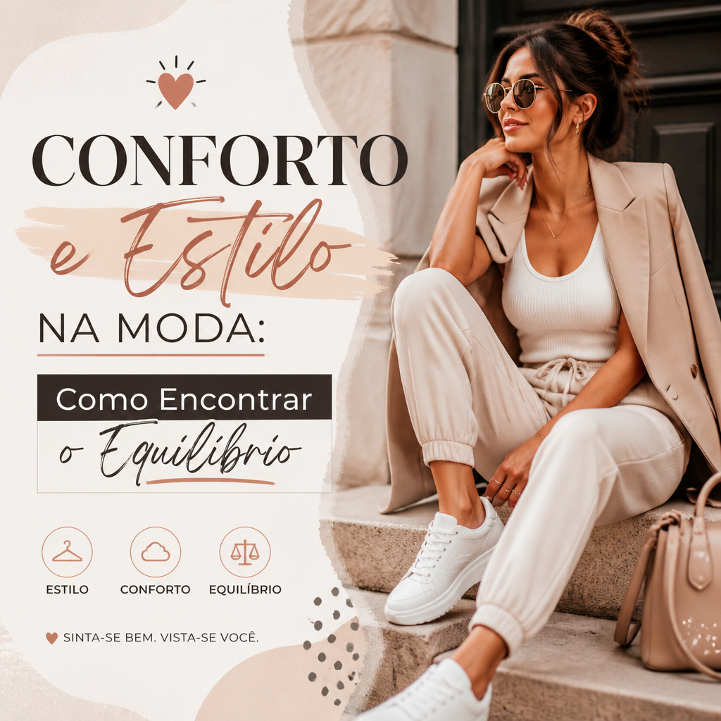 Illustration of Conforto e Estilo na Moda: Como Encontrar o Equilíbrio