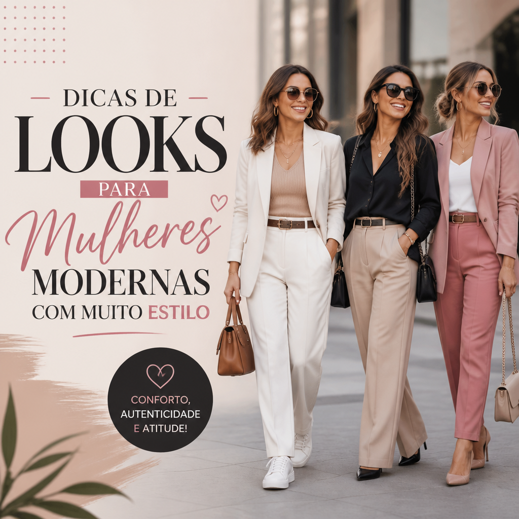 Illustration of Dicas de Looks para Mulheres Modernas com Muito Estilo