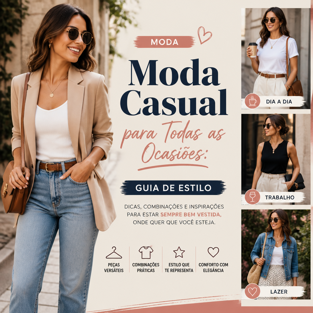 Illustration of Moda Casual para Todas as Ocasiões: Guia de Estilo