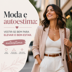 Illustration of Moda e autoestima: vestir-se bem para elevar o bem-estar