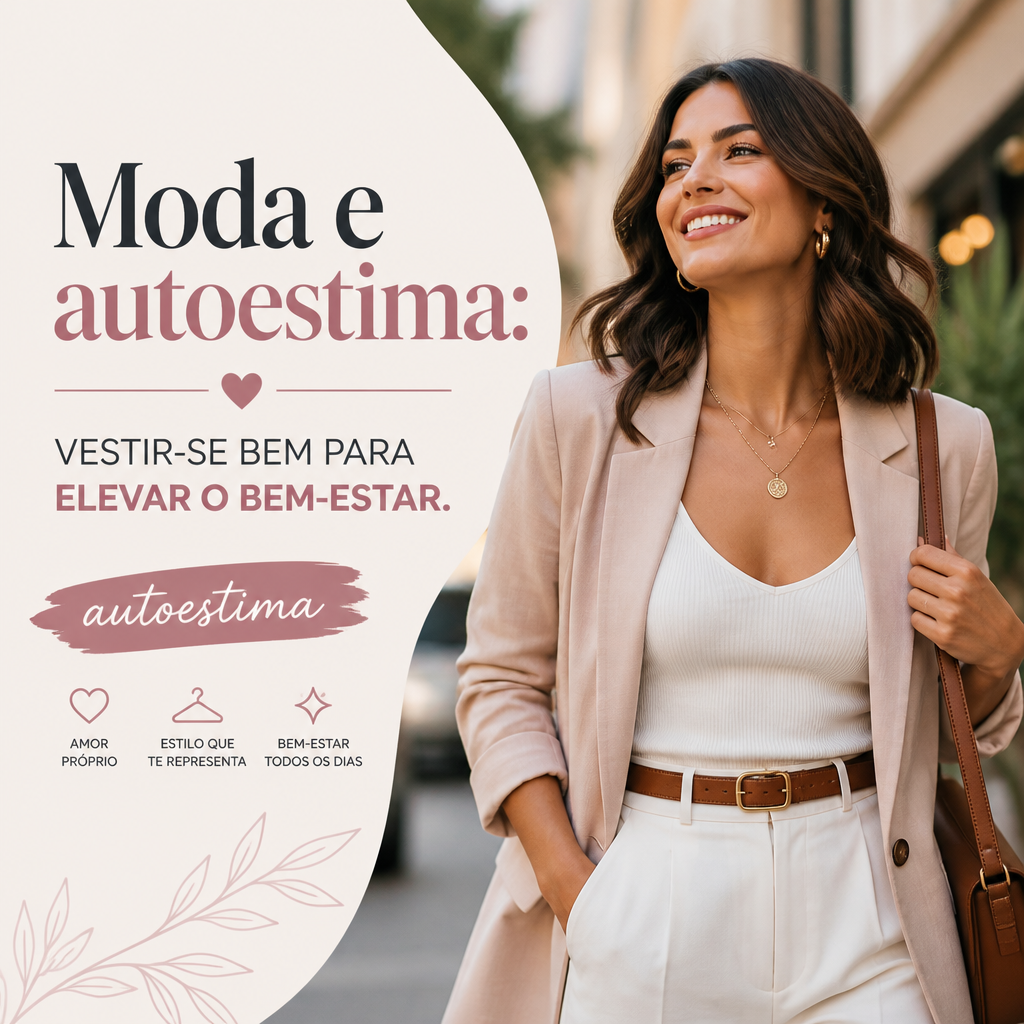 Illustration of Moda e autoestima: vestir-se bem para elevar o bem-estar
